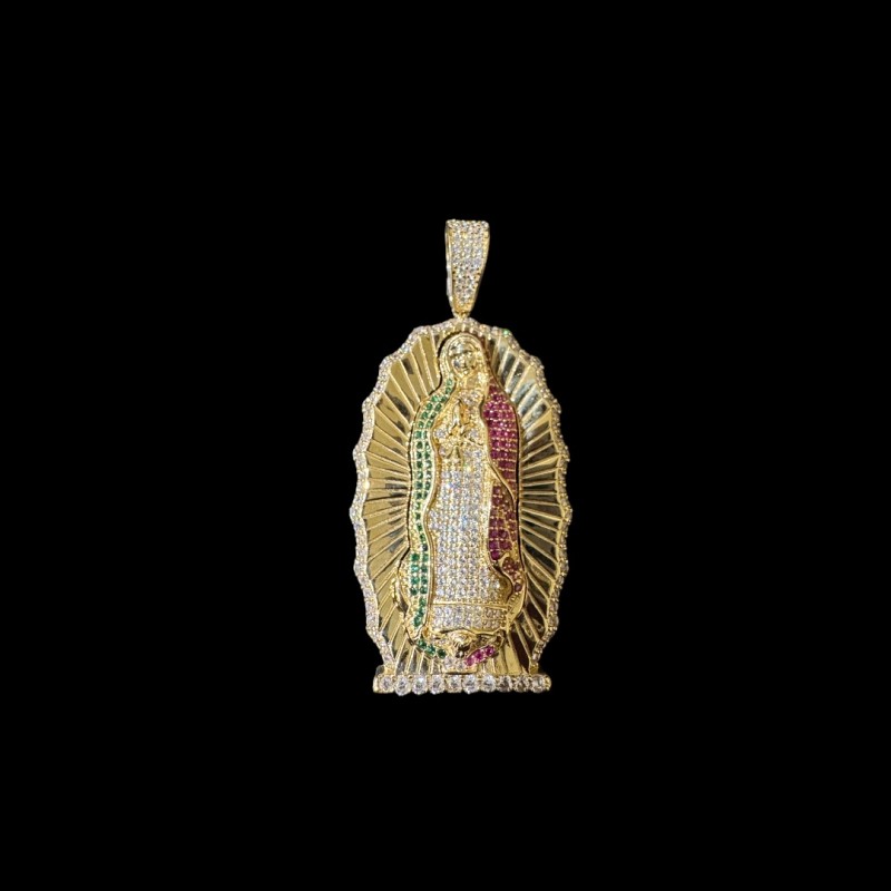 PENDENTIF PIERRE VIERGE OR 750/ml