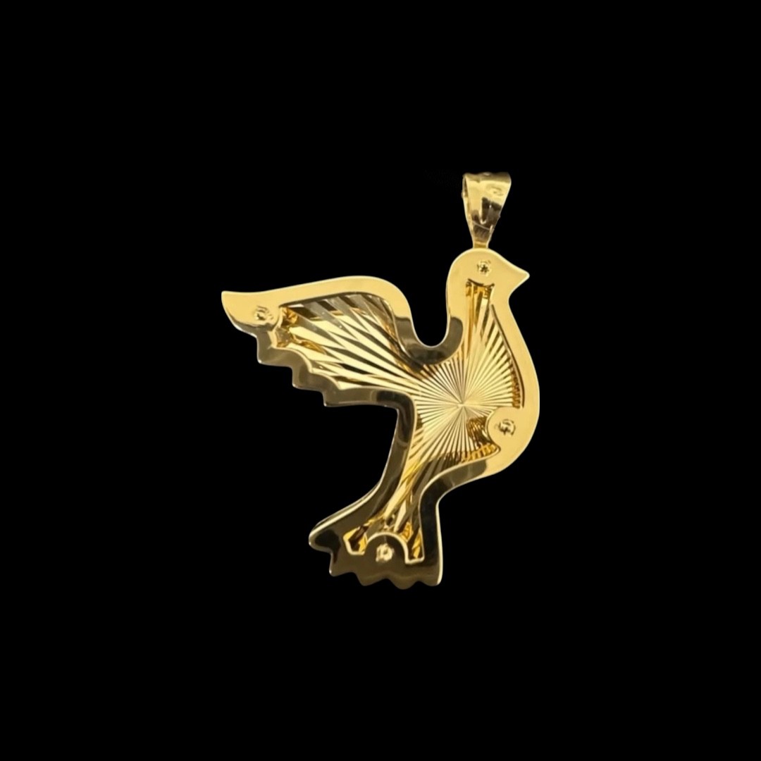 PENDENTIF OISEAU OR 18k