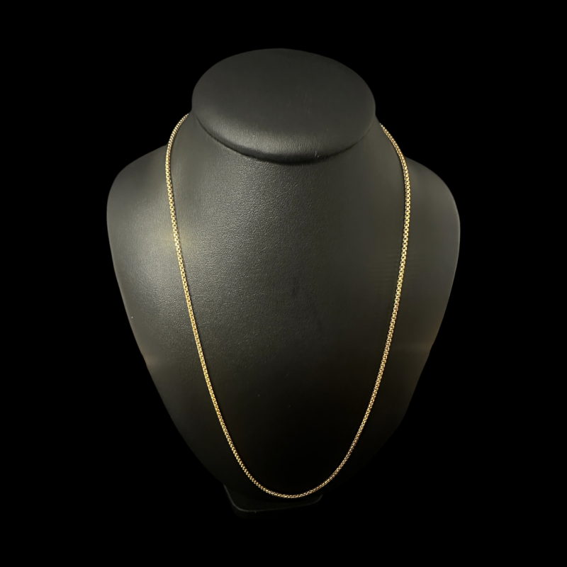 Collier maille scoubidoo or 750/ml