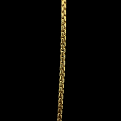 Collier maille scoubidoo or 750/ml