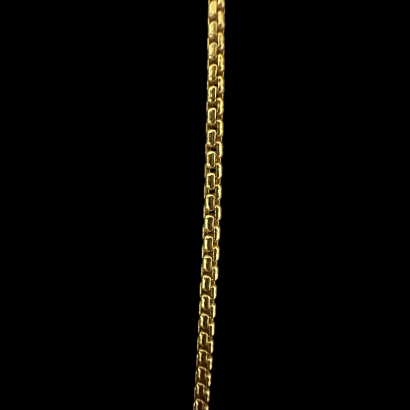 Collier maille scoubidoo or 750/ml
