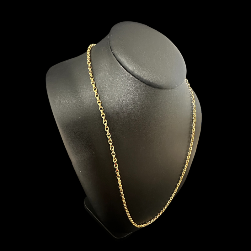 Collier forçat Facette or 750/ml