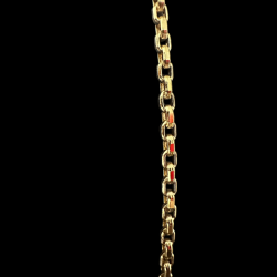 Collier forçat Facette or 750/ml