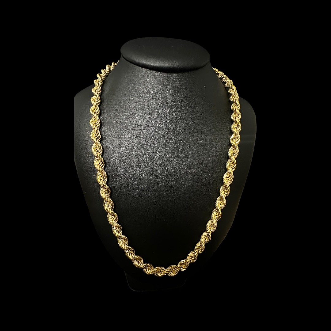 COLLIER MAILLE TORSADÉE OR 18k
