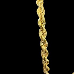 COLLIER MAILLE TORSADÉE OR 750/ml
