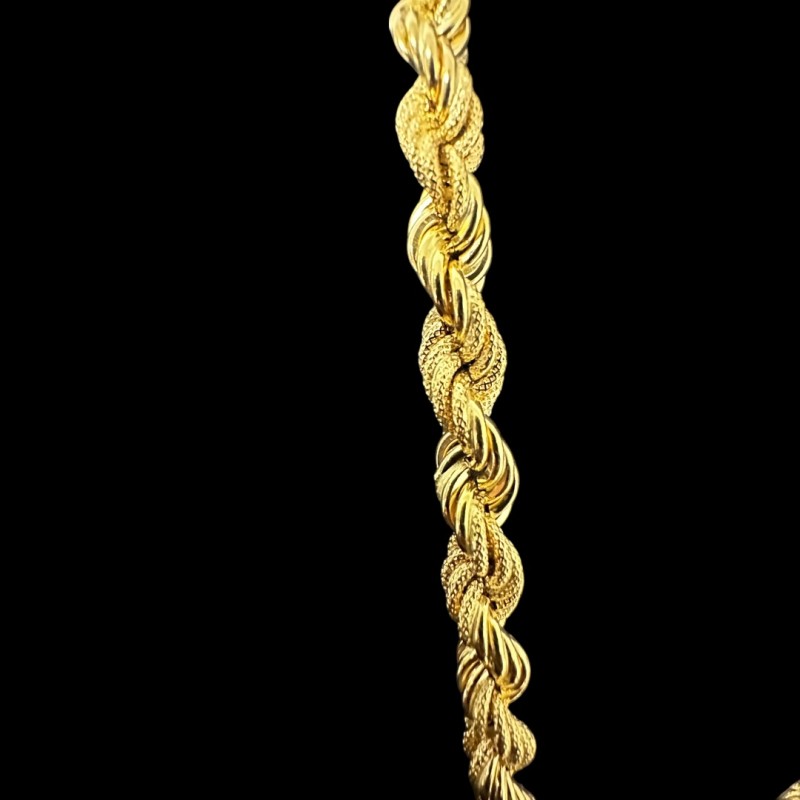 COLLIER MAILLE TORSADÉE OR 750/ml