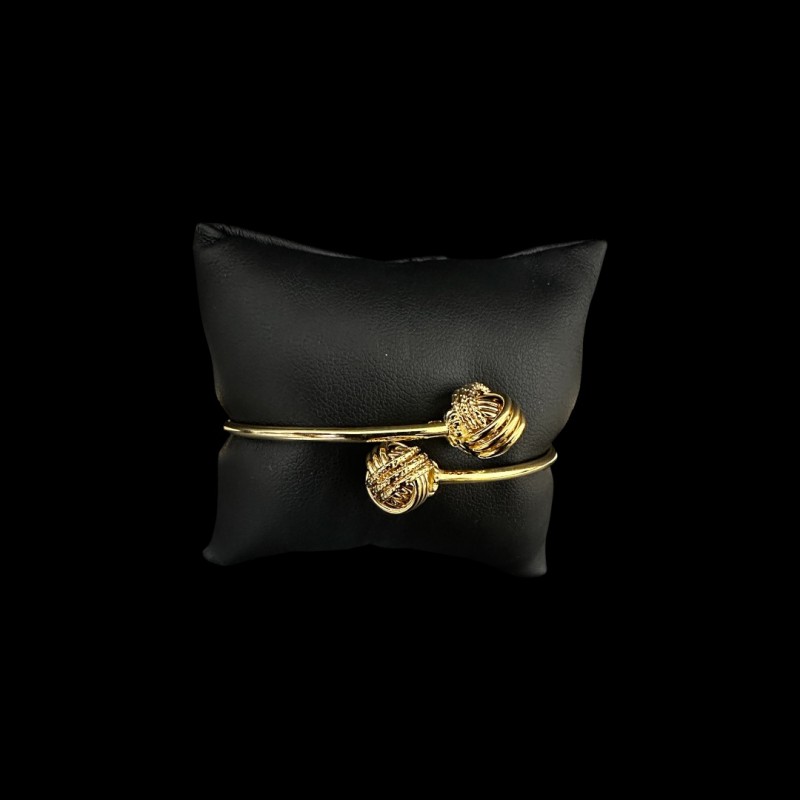 BRACELET JONC NOEUD OR 750/ml