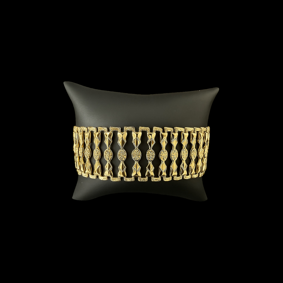 BRACELET MAILLE ÉGYPTIENNE OR 18k