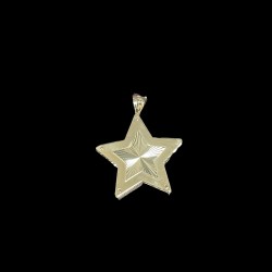 PENDENTIF ÉTOILE OR 18k