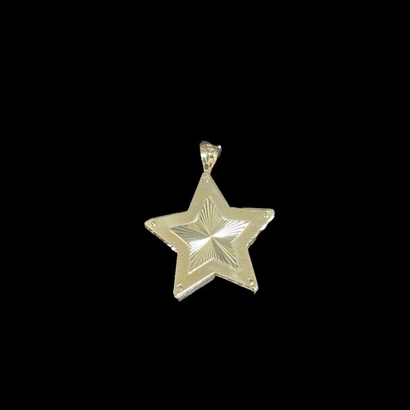 PENDENTIF ÉTOILE OR 18k