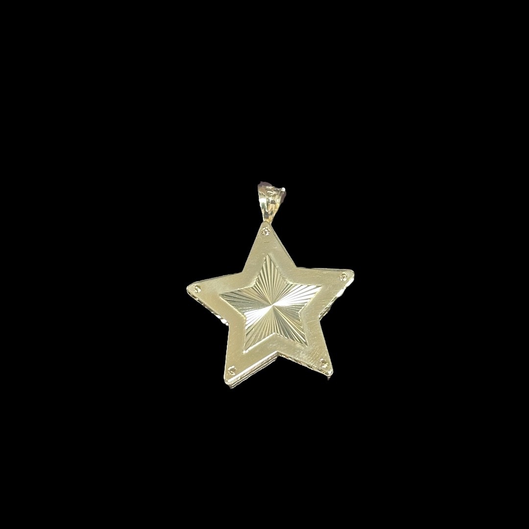 PENDENTIF ÉTOILE OR 18k