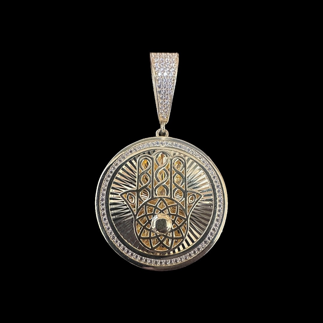 PENDENTIF MAIN DE FATMA OR 18k
