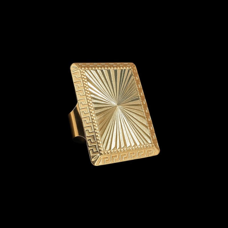 CHEVALIÈRE RECTANGLE - OR 18k