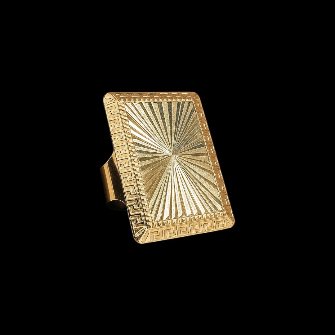 CHEVALIÈRE RECTANGLE - OR 18k
