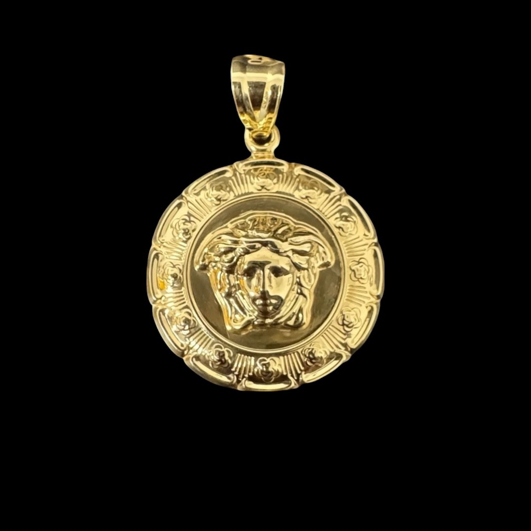 PENDENTIF CERCLE MEDUSA - OR 18k
