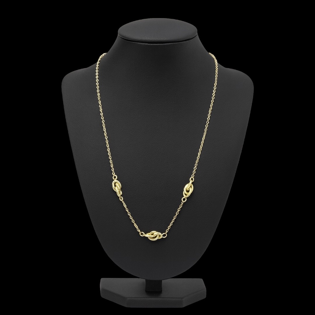 COLLIER MAILLE FORÇAT OR 18k