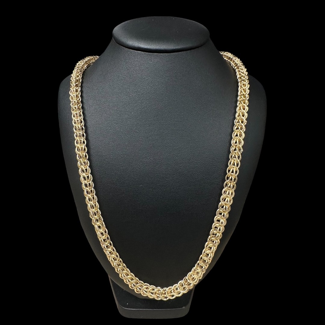 COLLIER MAILLE ATMOSPHÈRE -70cm- OR 18k