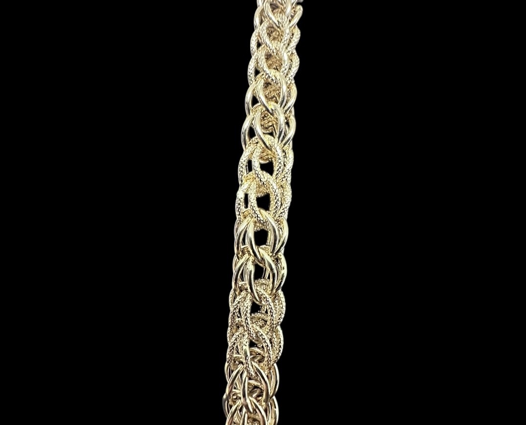 COLLIER MAILLE ATMOSPHÈRE -70cm- OR 18k