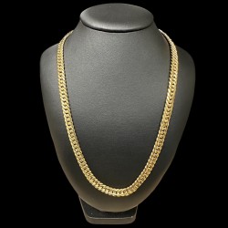 COLLIER MAILLE GOURMETTE -0,8cm- OR 18k