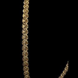 COLLIER MAILLE MACARON -0,8cm- OR 18k