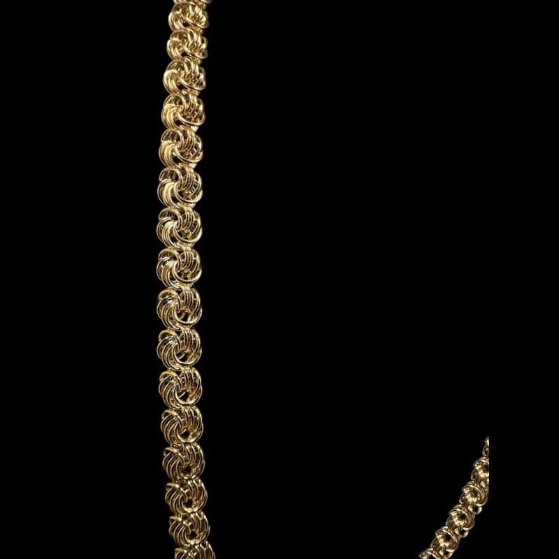 COLLIER MAILLE MACARON -0,8cm- OR 18k