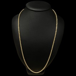 COLLIER MAILLE TORSADÉ -70cm- OR 18k