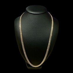 COLLIER MAILLE GOURMETTE -0,6 cm- OR 18k