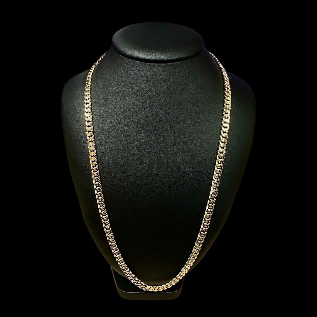 COLLIER MAILLE GOURMETTE -0,6 cm- OR 18k