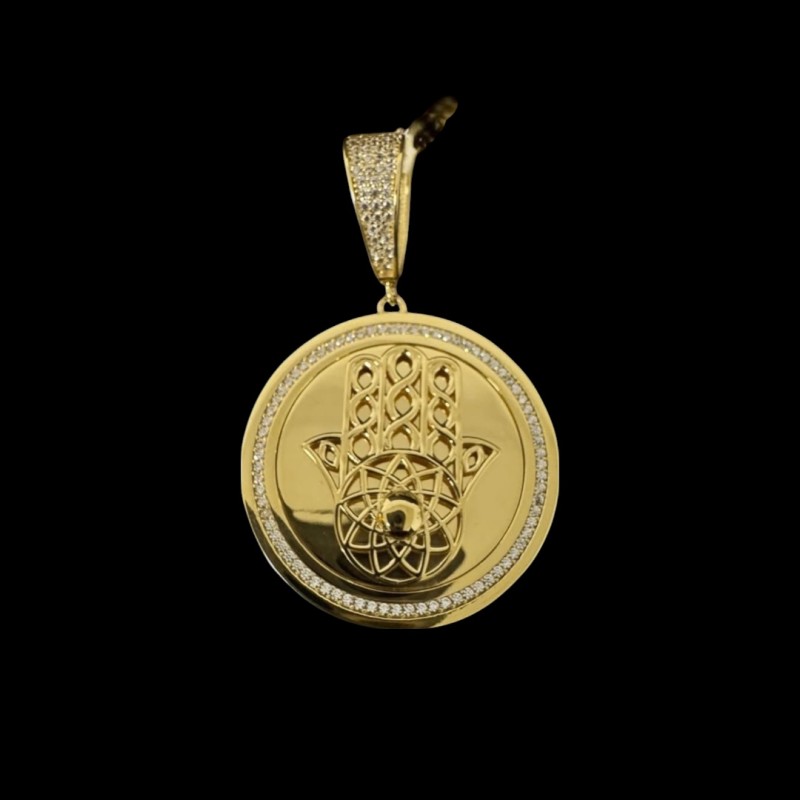 PENDENTIF MAIN DE FATIMA OR 750/ml