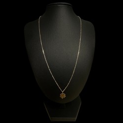 COLLIER PENDENTIF TRÈFLE OR 18K