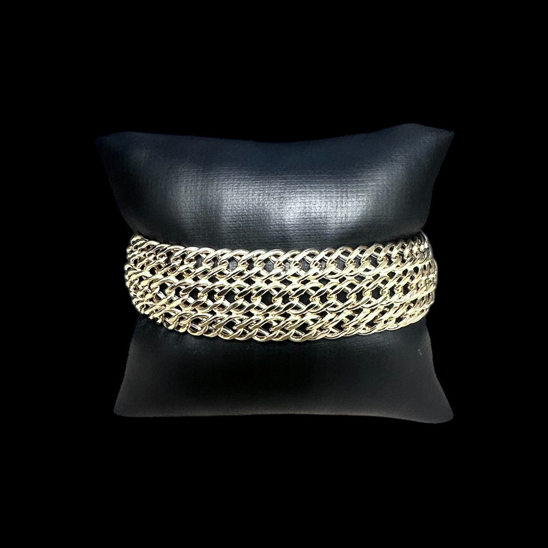 BRACELET MAILLE GOURMETTE OR 18K