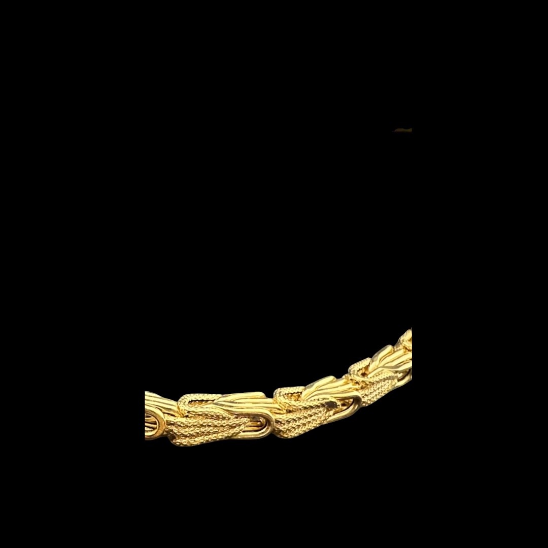 COLLIER MAILLE ROYAL CARRÉ OR 18k