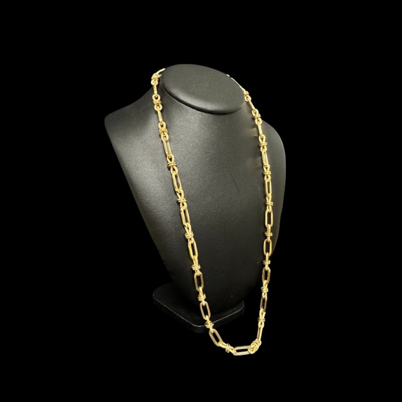 COLLIER MAILLE MIXTE OR 750 /ml