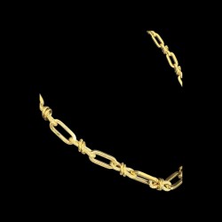 COLLIER MAILLE MIXTE OR 750 /ml