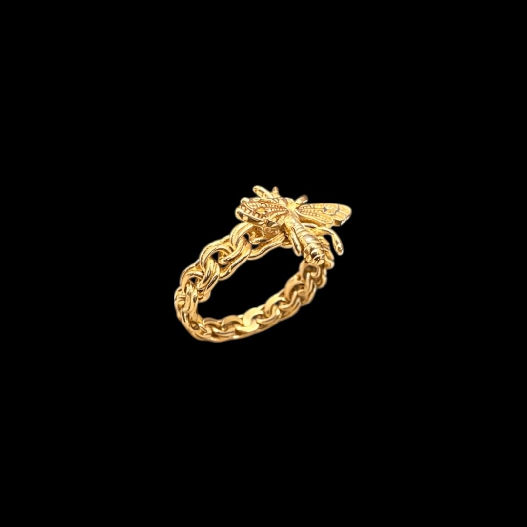 BAGUE MOTIF ABEILLE 18K