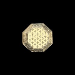 CHEVALIÈRE OCTO LYS INFINI OR 18K