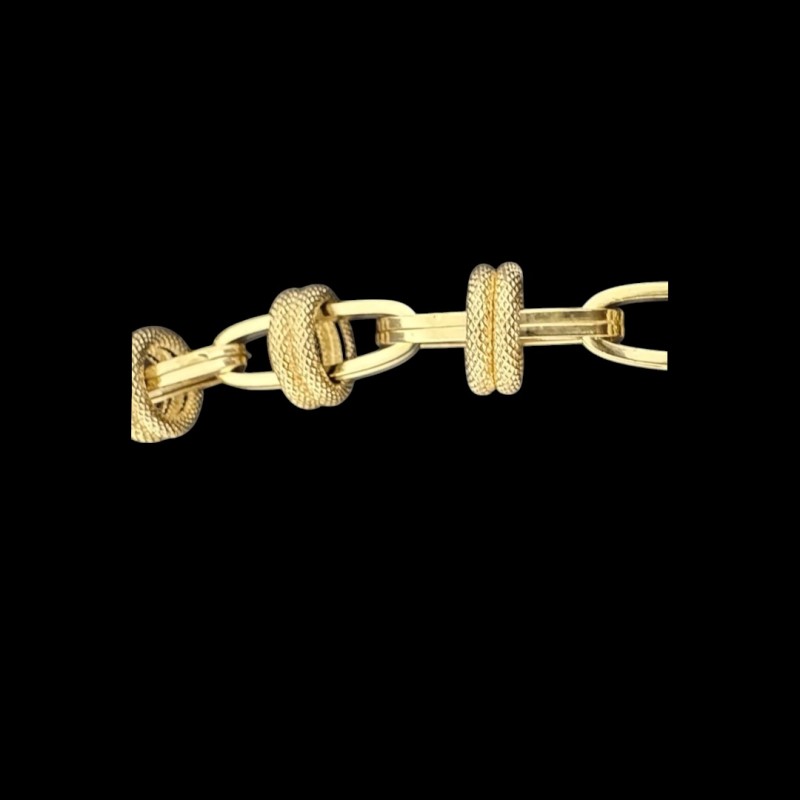 COLLIER MAILLE ROUE OR 750 /ml