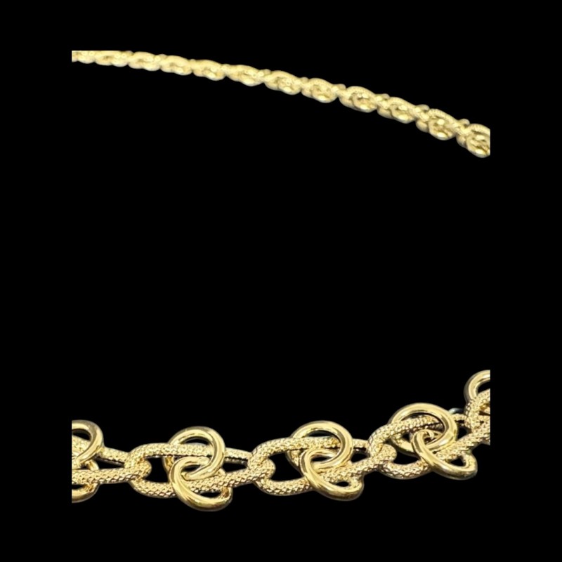 COLLIER MAILLE 8 - 80 cm - OR 750 /ml