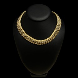 COLLIER MAILLE AMERICAINE GRAZIELLA -16MM- OR 18K