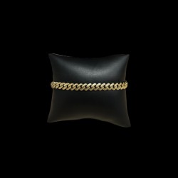 BRACELET MAILLE MONACO - 7MM- OR 18K