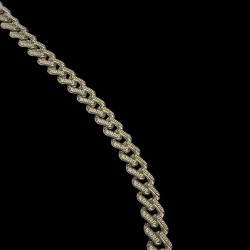 BRACELET MAILLE MONACO - 7MM- OR 18K
