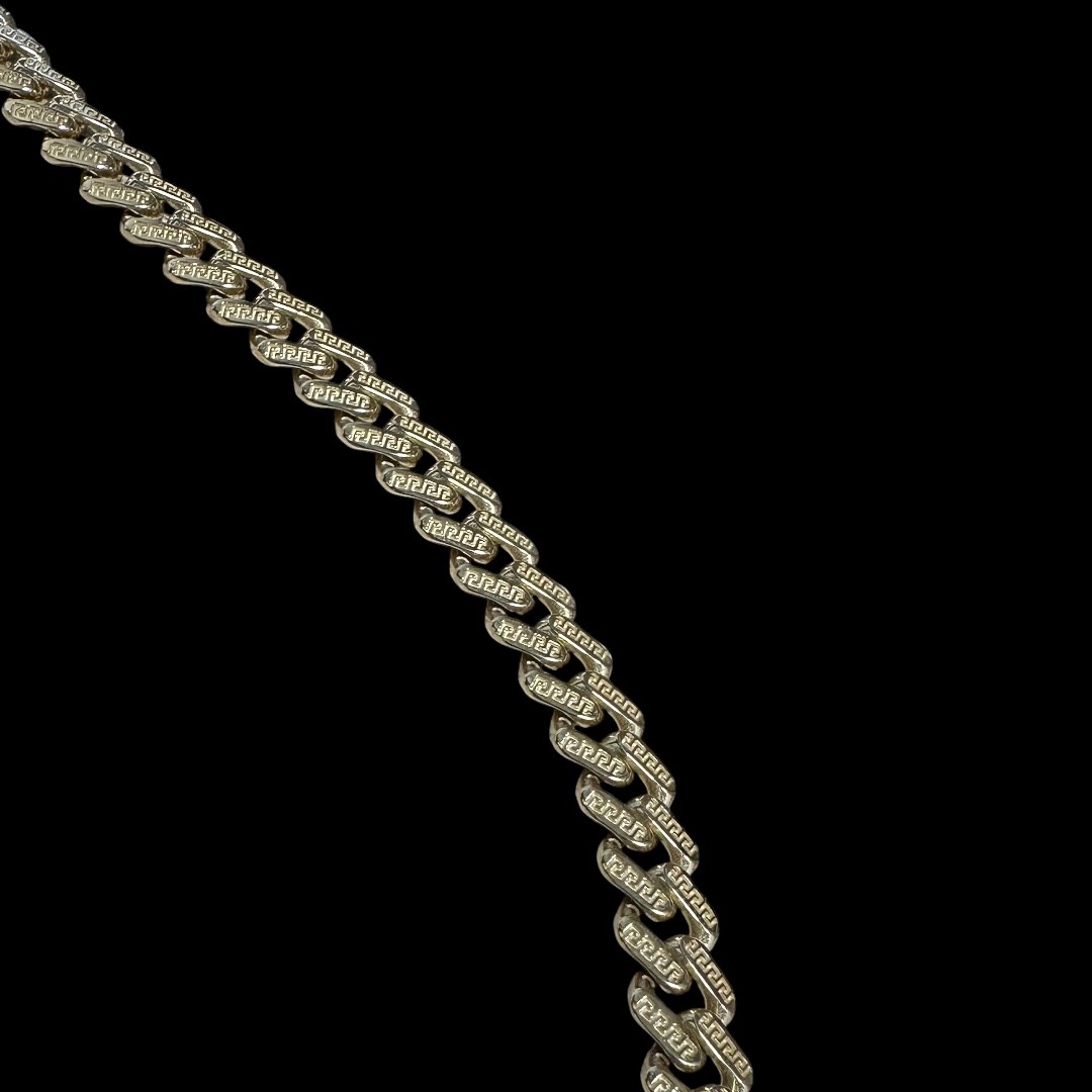 BRACELET MAILLE MONACO - 7MM- OR 18K