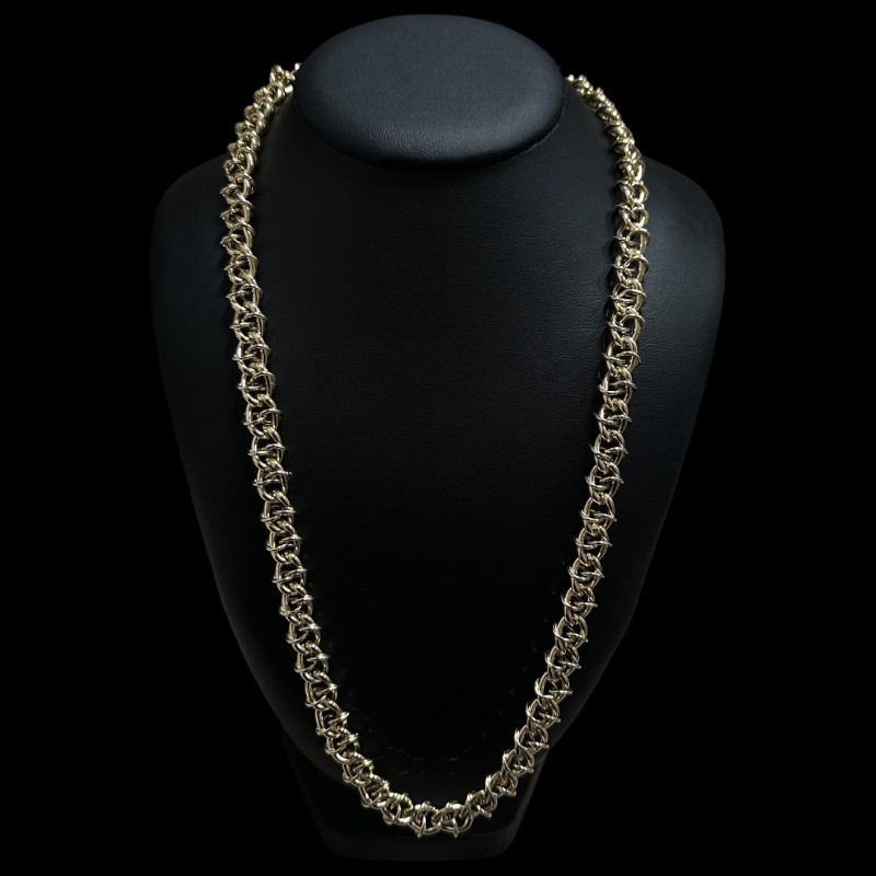COLLIER MAILLE 8 - 12MM - OR 18k