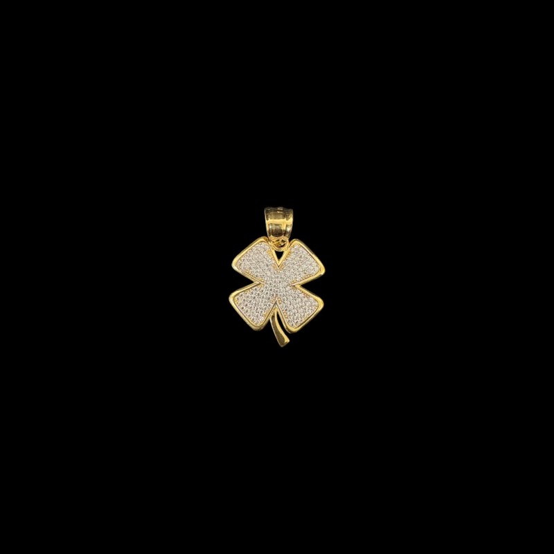 PENDENTIF TREFLE OR 750/ml