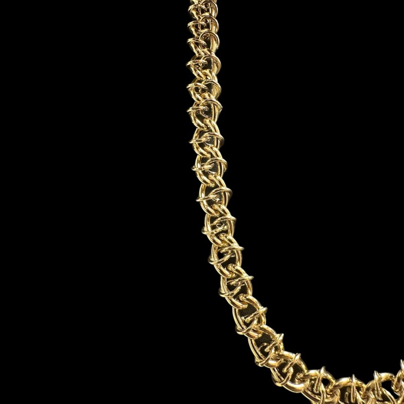 COLLIER MAILLE 8 - 12MM - OR 18k