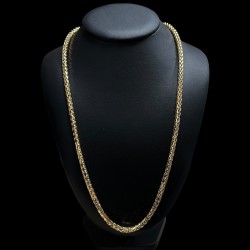 COLLIER MAILLE FRANCO -4MM- OR 18K