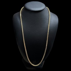 COLLIER MAILLE FRANCO -3MM- OR 18K