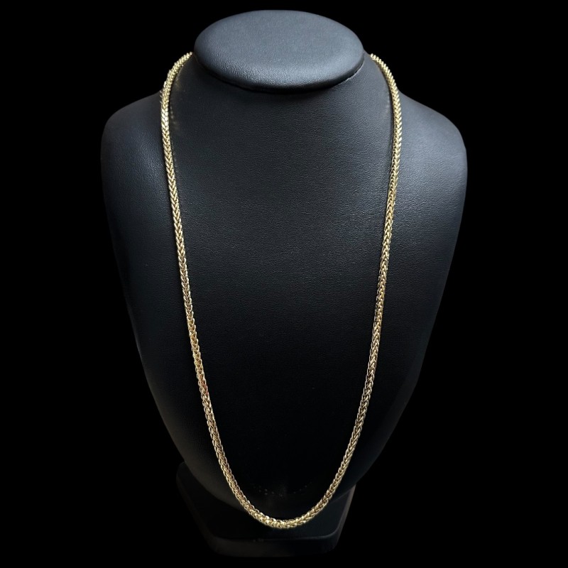 COLLIER MAILLE FRANCO -3MM- OR 18K