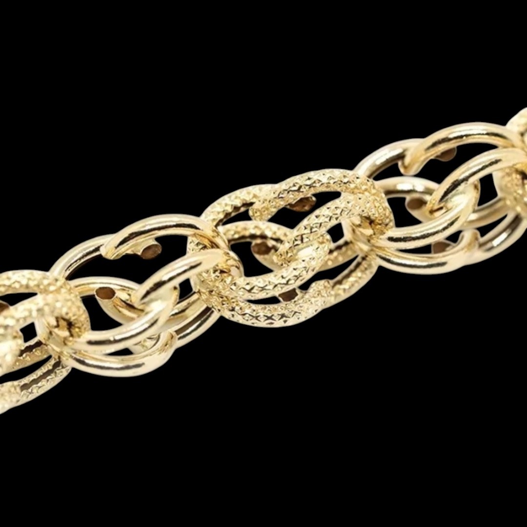 COLLIER MAILLE GROS SIROP -8MM- OR 18k