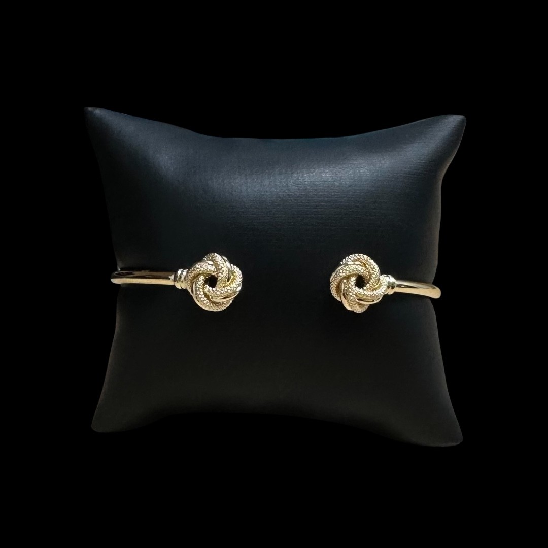 BRACELET JONC NOEUD OR 18K